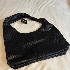 Ulta Beauty Black Woven Tote Bag